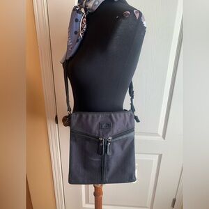 Roots 73 Crossbody shoulder Bag nylon leather